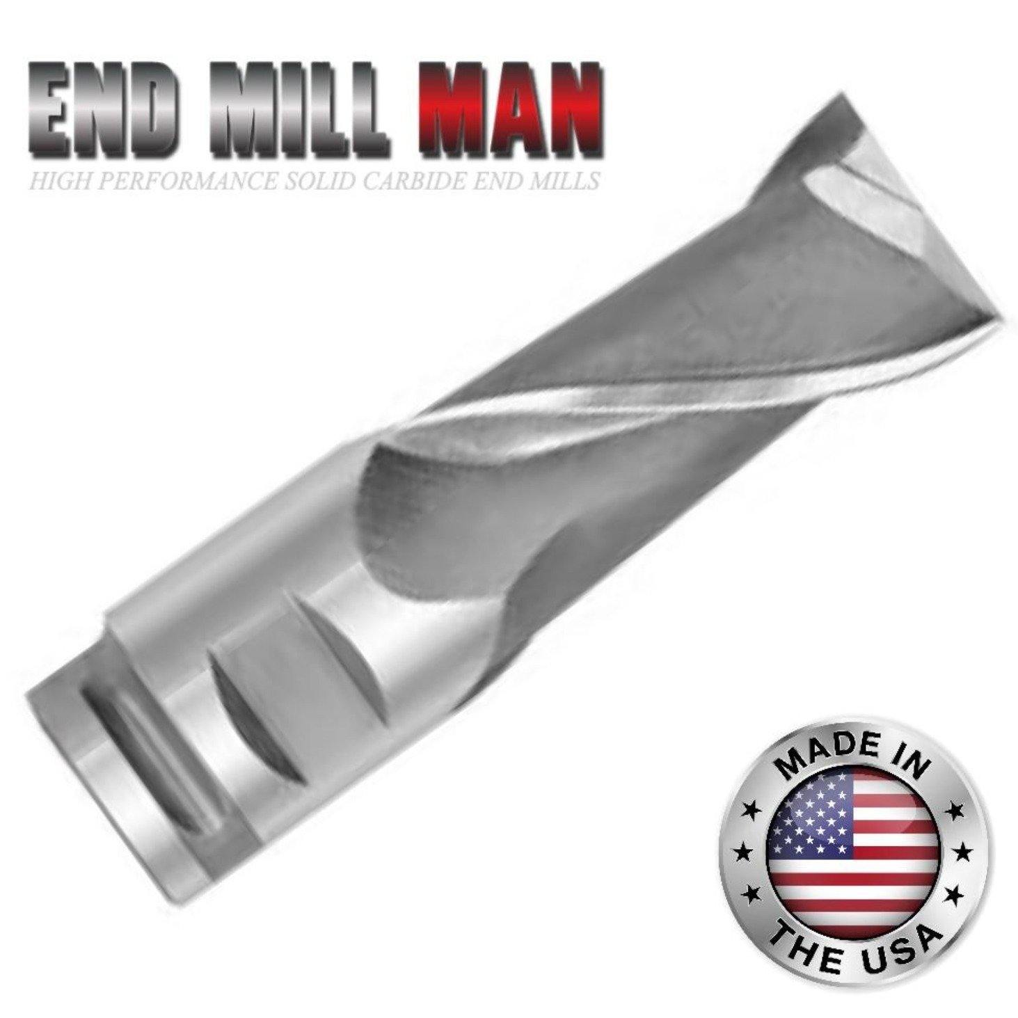2-1/2" Dia. x 4" Cut Length Sure-Lock End Mill (2" Shank) - The End Mill Store 