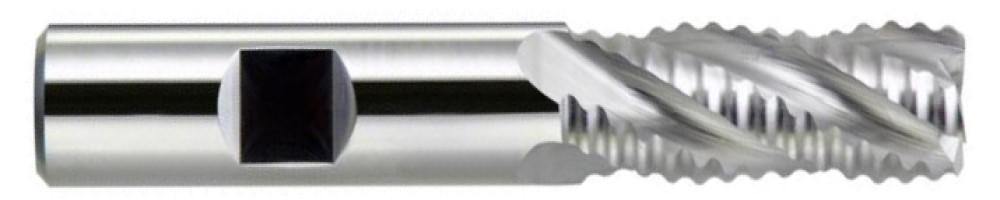 (2 Pack) 2" x 4" LOC Course Pitch Cobalt 8 Flute Roughing End Mills (1-1/4" Shanks) - The End Mill Store 