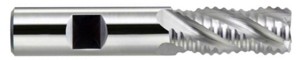 (3 Pack) 3/8" x 3/4" LOC Course Pitch Cobalt 4 Flute Roughing End Mills - The End Mill Store 