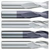 (5 Pack) 2mm x 6mm x 38mm Metric Square Carbide End Mill - The End Mill Store 