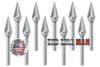 Load image into Gallery viewer, SM-5 28° Burr (10 Pack) 1/2&quot; x 7/8&quot; Cut Length x 2-1/4&quot; OAL on 1/4&quot; Shanks - The End Mill Store 