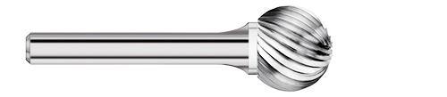 SD-1 Ball Burr (10 Pack) 1/4" x 2" OAL on 1/4" Shanks - The End Mill Store 