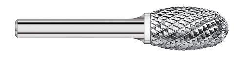 SE-41L3 Egg Burr (10 Pack) 1/8" x 7/32" Cut Length x 3" OAL on 1/8" Shanks - The End Mill Store 