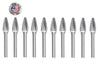 Load image into Gallery viewer, SF-81 Burr (10 Pack) 3/16&quot; x 1/2&quot; Cut Length x 2&quot; OAL on 3/16&quot; Shanks - The End Mill Store 