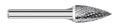 SG-51 Burr (10 Pack) 1/4" x 1/2" Cut Length x 1-3/4" OAL on 1/8" Shanks - The End Mill Store 