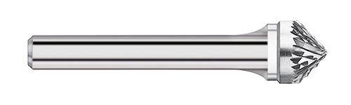 SK-7 90° Burr (10 Pack) 3/4" x 3/8" Cut Length x 2-1/2" OAL on 1/4" Shanks - The End Mill Store 