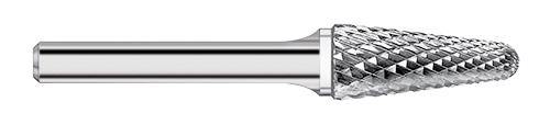 SL-4 14° Burr (10 Pack) 1/2" x 1-1/8" Cut Length x 2-1/4" OAL on 1/4" Shanks - The End Mill Store 