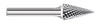 Load image into Gallery viewer, SM-42L2 14° Burr (10 Pack) 1/8&quot; x 7/16&quot; Cut Length x 2&quot; OAL on 1/8&quot; Shanks - The End Mill Store 