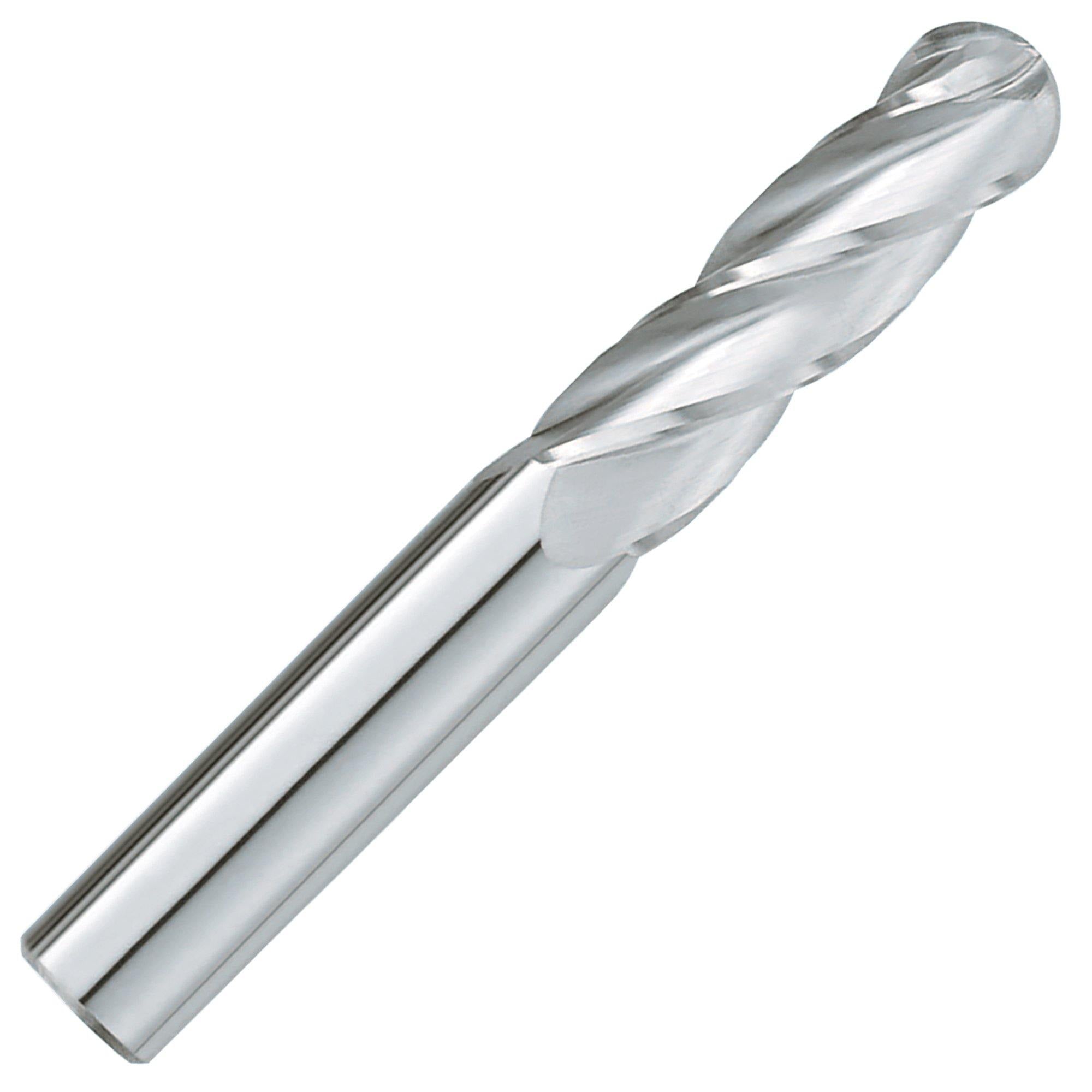 1" x 8" x 12" Super Long Ballnose Carbide End Mill - The End Mill Store 