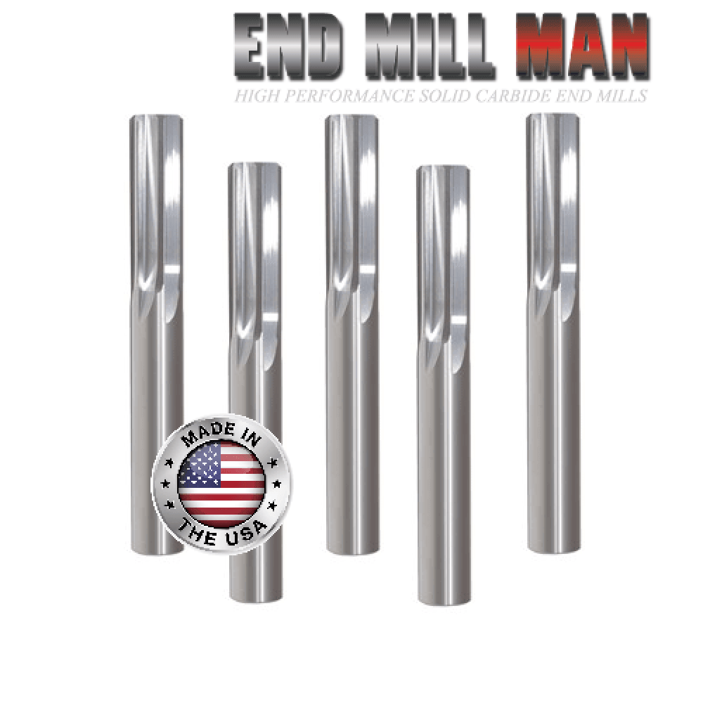 Letter M - .295 Carbide Reamer (5 Pack) - The End Mill Store 