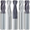 Load image into Gallery viewer, (5 Pack) 3/16&quot; Dia. x 5/8&quot; LOC x 2&quot; OAL  Radius Carbide End Mill - The End Mill Store 
