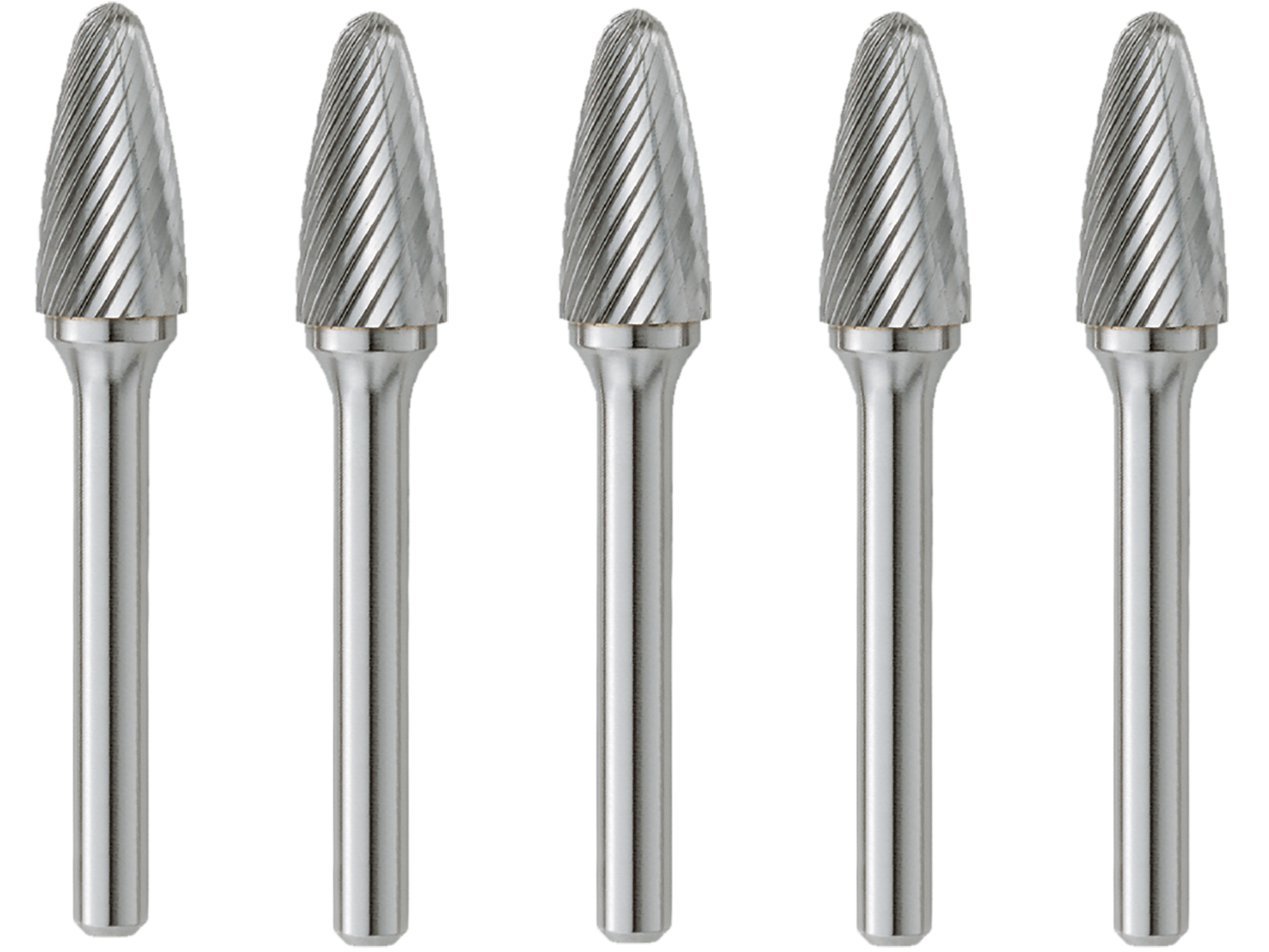 SF-14 Burr (5 Pack) 3/4" x 1-1/4" Cut Length x 2-1/2" OAL on 1/4" Shanks - The End Mill Store 