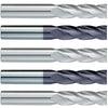 (5 Pack) 10mm x 38mm x 100mm Metric Long Square Carbide End Mill - The End Mill Store 
